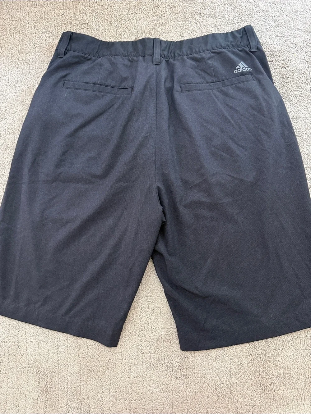 adidas Black Men's Athletic Shorts with Elastic Waist